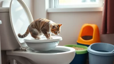 Cómo enseñar a tu gato a usar el WC de forma sencilla y efectiva
