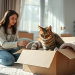 Cómo facilitar la adaptación de tus gatos durante una mudanza