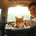 Consejos prácticos para viajar en coche con tu gato sin estrés