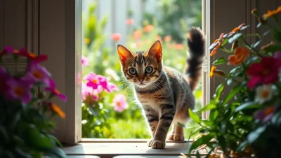 Dejar salir a tu gato: ventajas y desventajas que debes considerar