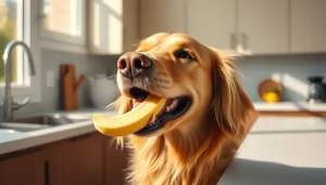El plátano es un buen alimento para los perros: beneficios y precauciones