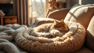 Las mejores camas calientes para gatos que harán su invierno más cómodo